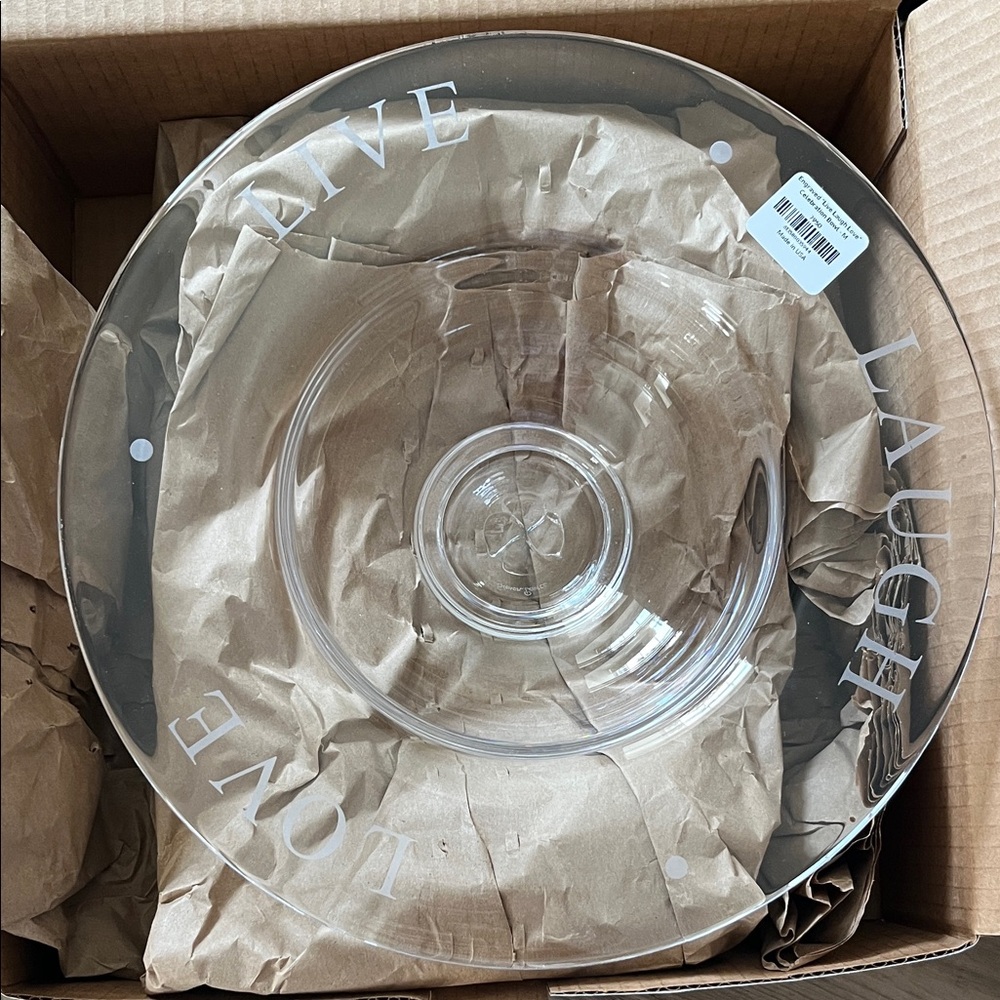 Simon Pearce Inspirational Clear Glass Bowl